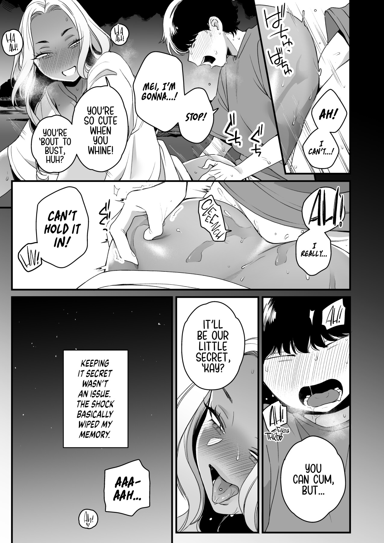 Hentai Manga Comic-Beach, Sun, And A Pair Of Gyarus!-Read-14